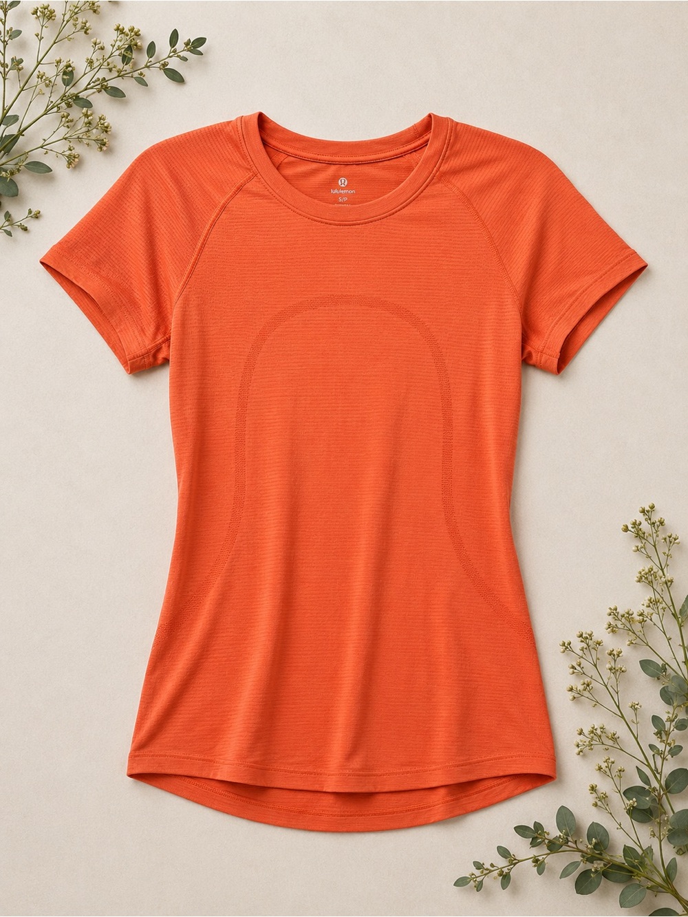 Coral Lululemon Swiftly Tech Tee